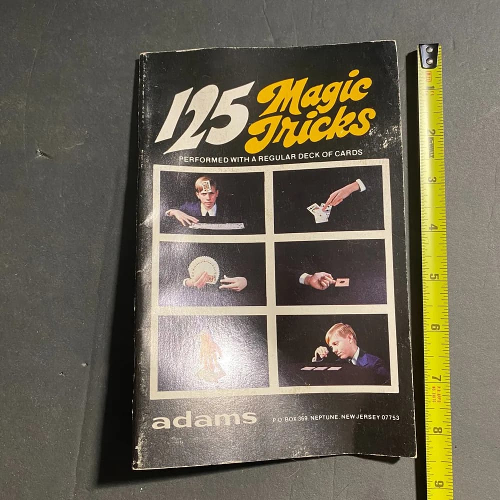 1976 Adam 125 Magic Tricks Book. Pick A Card, Any Card! - Image 4