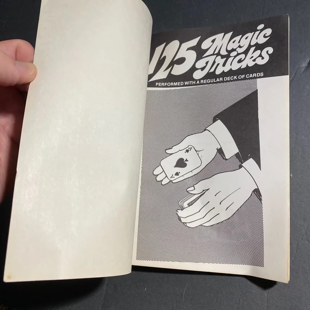 1976 Adam 125 Magic Tricks Book. Pick A Card, Any Card! - Image 7