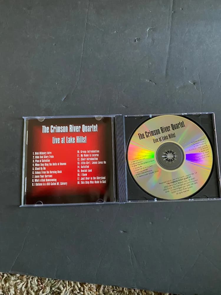 The Crimson River Quartet - Live At Lake Hills! (CD 2001) - Image 4