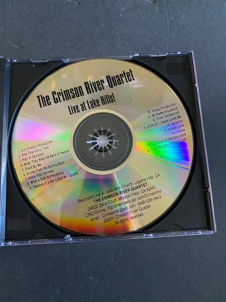 The Crimson River Quartet - Live At Lake Hills! (CD 2001) - Image 6