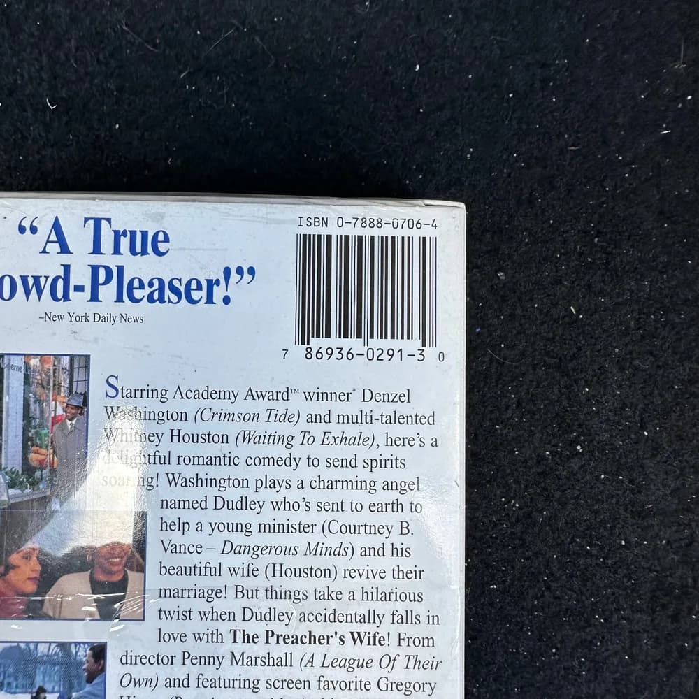 The Preachers Wife (VHS, 1996) Whitney Houston ~ Denzel Washington SEALED - Image 4