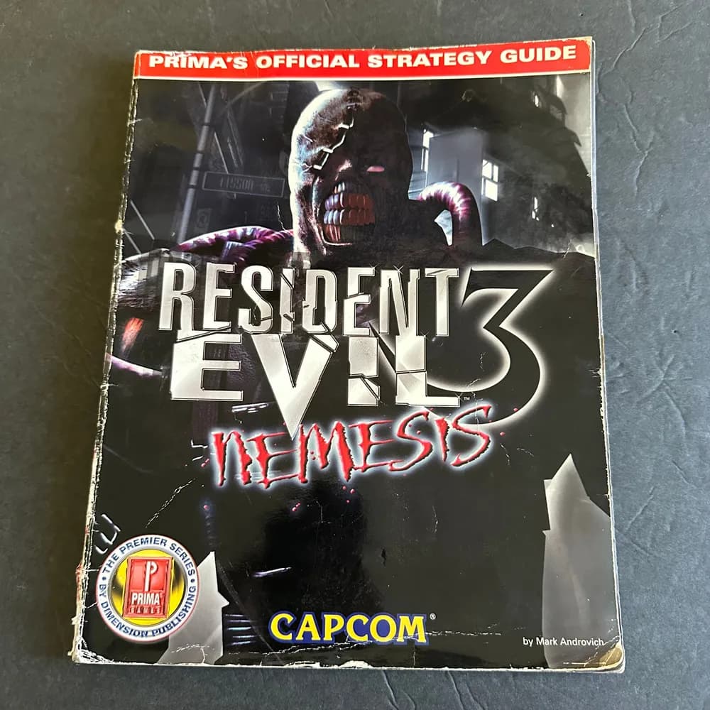 Resident Evil 3 Prima Strategy Guide Playstation 1 / PS1 READ | NO POSTER OR MAP