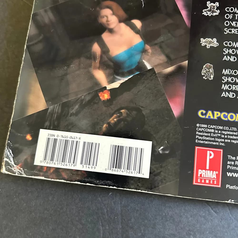 Resident Evil 3 Prima Strategy Guide Playstation 1 / PS1 READ | NO POSTER OR MAP - Image 8