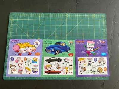 3 In N Out Burger 2024 Kids Make A Scene 75th Anniversary Sticker Lot So. Cal