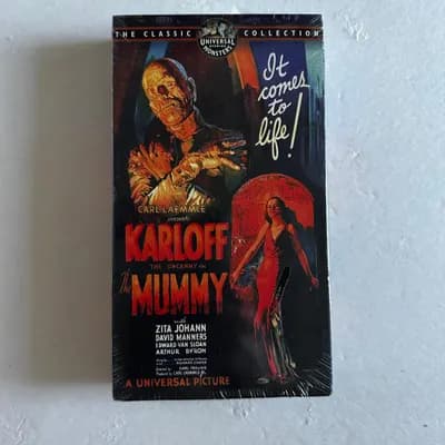 The Mummy (VHS, 1999) 1932 Horror Classic - Boris Karloff Sealed