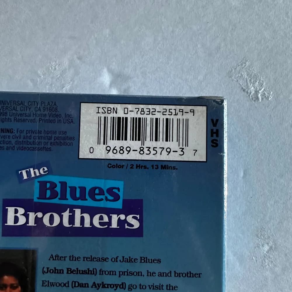 The Blues Brothers VHS 1998 Dan Aykroyd Brand New Sealed - Image 4