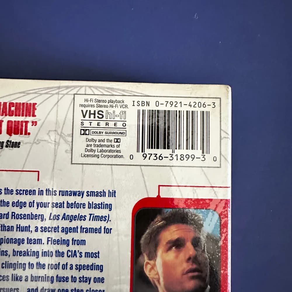 Mission: Impossible (1996, Video, VHS Format) NEW - Image 4