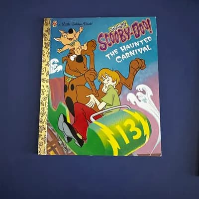 1999 Cartoon Network Scooby-Doo The Haunted Carnival by Ronald Kidd Golden Book 