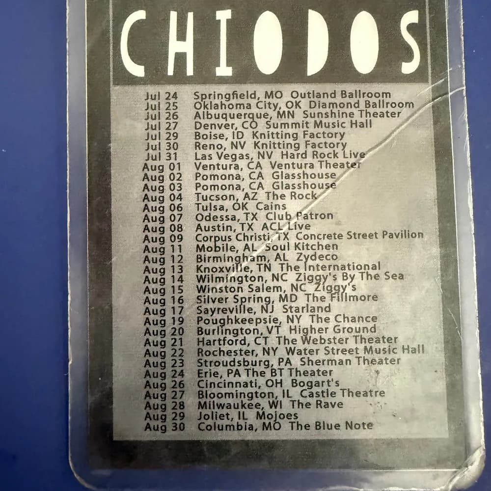 CHIODOS / VIP | CROWD SURF AMERICA CONCERT  TOUR  BADGE RARE - Rock Music V.I.P - Image 4