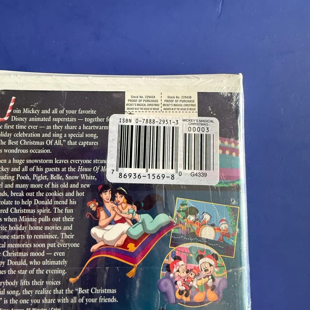 SEALED Mickey’s Magical Christmas Snowed In at the House of Mouse VHS NEW - Image 3