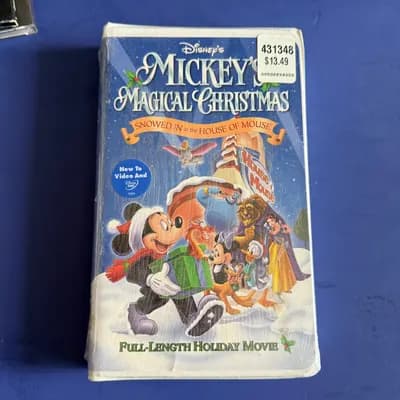 SEALED Mickey’s Magical Christmas Snowed In at the House of Mouse VHS NEW