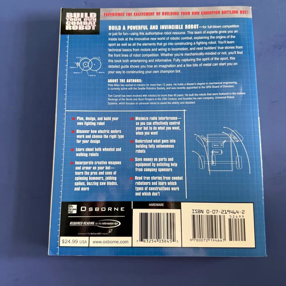 BUILD YOUR OWN COMBAT ROBOT By Pete Miles & Tom Carroll - Image 2