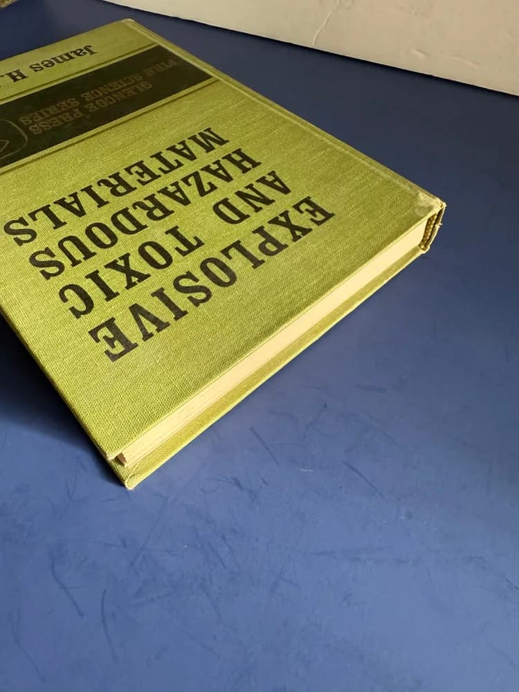 Explosive And Toxic Hazardous Materials by James Meidl 1970 Chemistry Science - Image 4