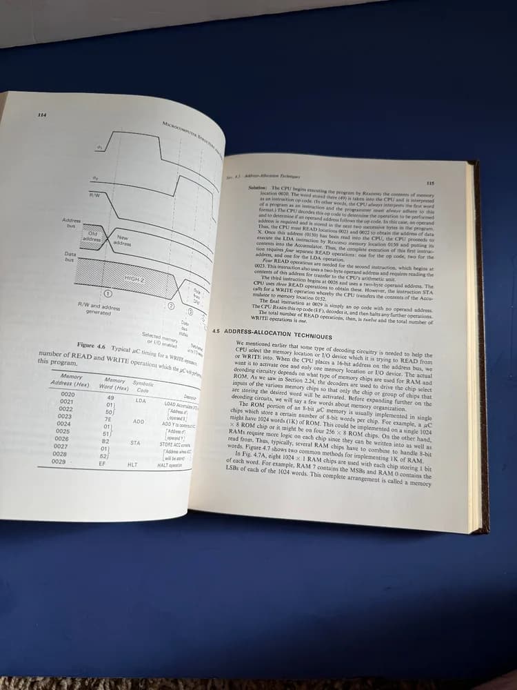 VTG 1979 Microprocessors & Microcomputers Ronald J. Tocci Hd Tech Text Bk - Image 8