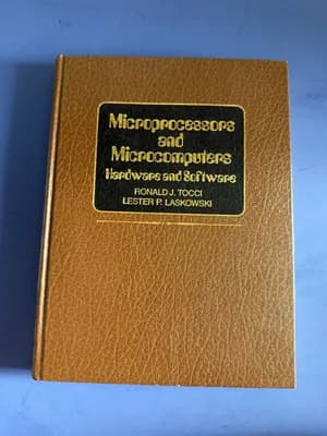 VTG 1979 Microprocessors & Microcomputers Ronald J. Tocci Hd Tech Text Bk