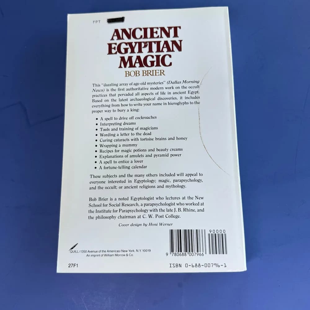 Ancient Egyptian Magic by Bob Brier - Image 2
