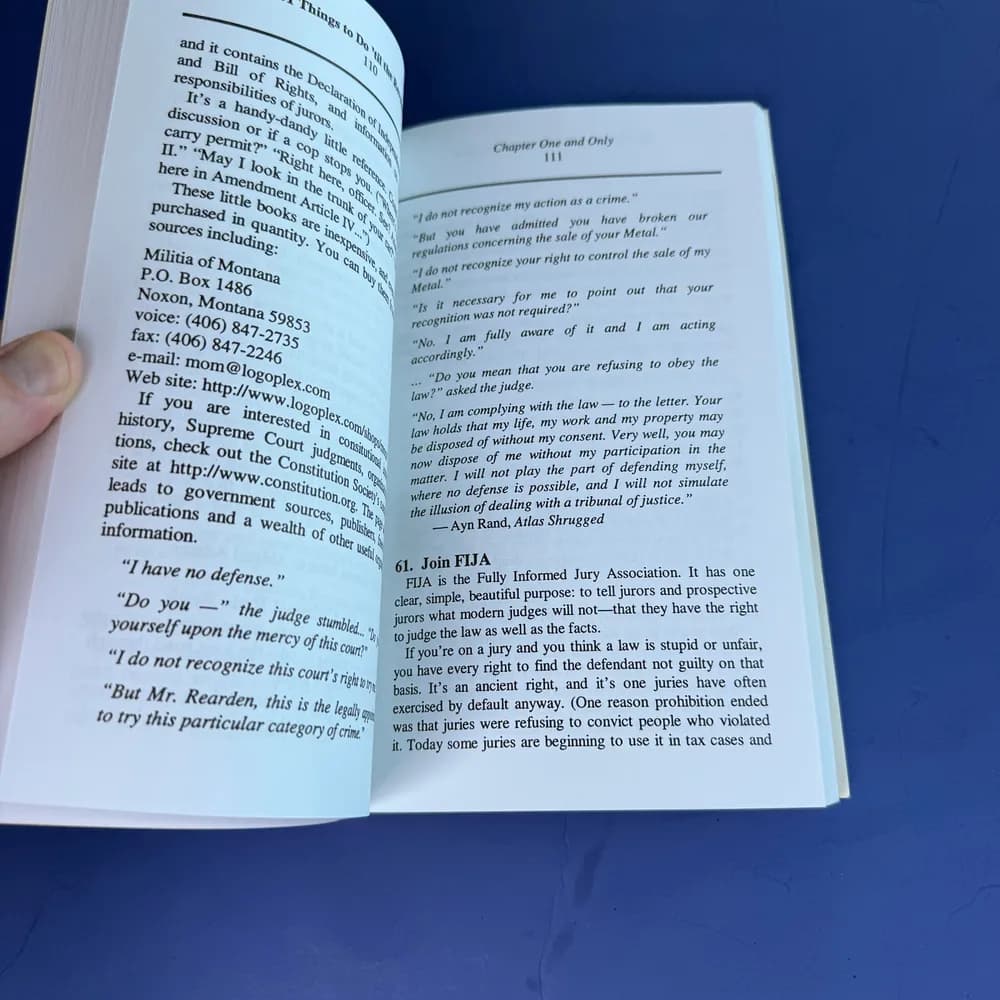 101 THINGS TO DO 'TIL THE REVOLUTION: IDEAS AND RESOURCES By Claire Wolfe *Mint* - Image 6