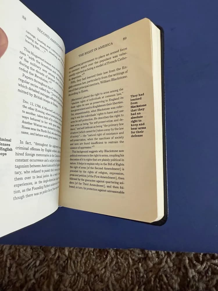 The Second Amendment Primer Les Adams 1996 Leatherette Book - Image 6