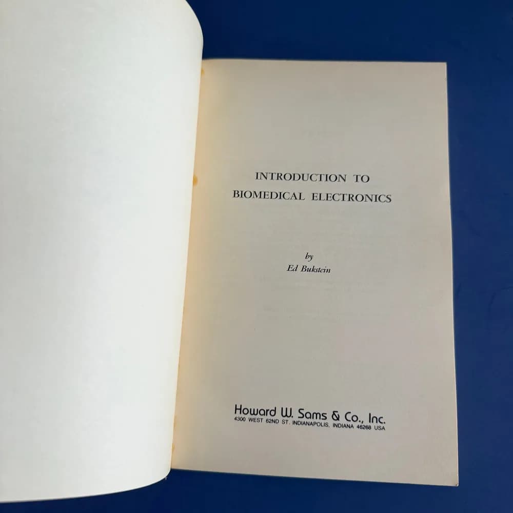 Introduction to Biomedical Electronics by EDWARD BUKSTEIN 1975 Paperback - Image 2