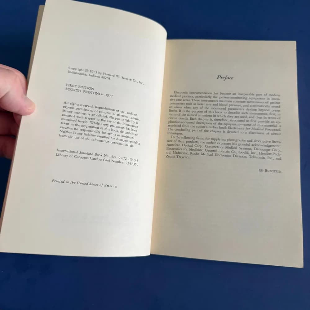 Introduction to Biomedical Electronics by EDWARD BUKSTEIN 1975 Paperback - Image 3