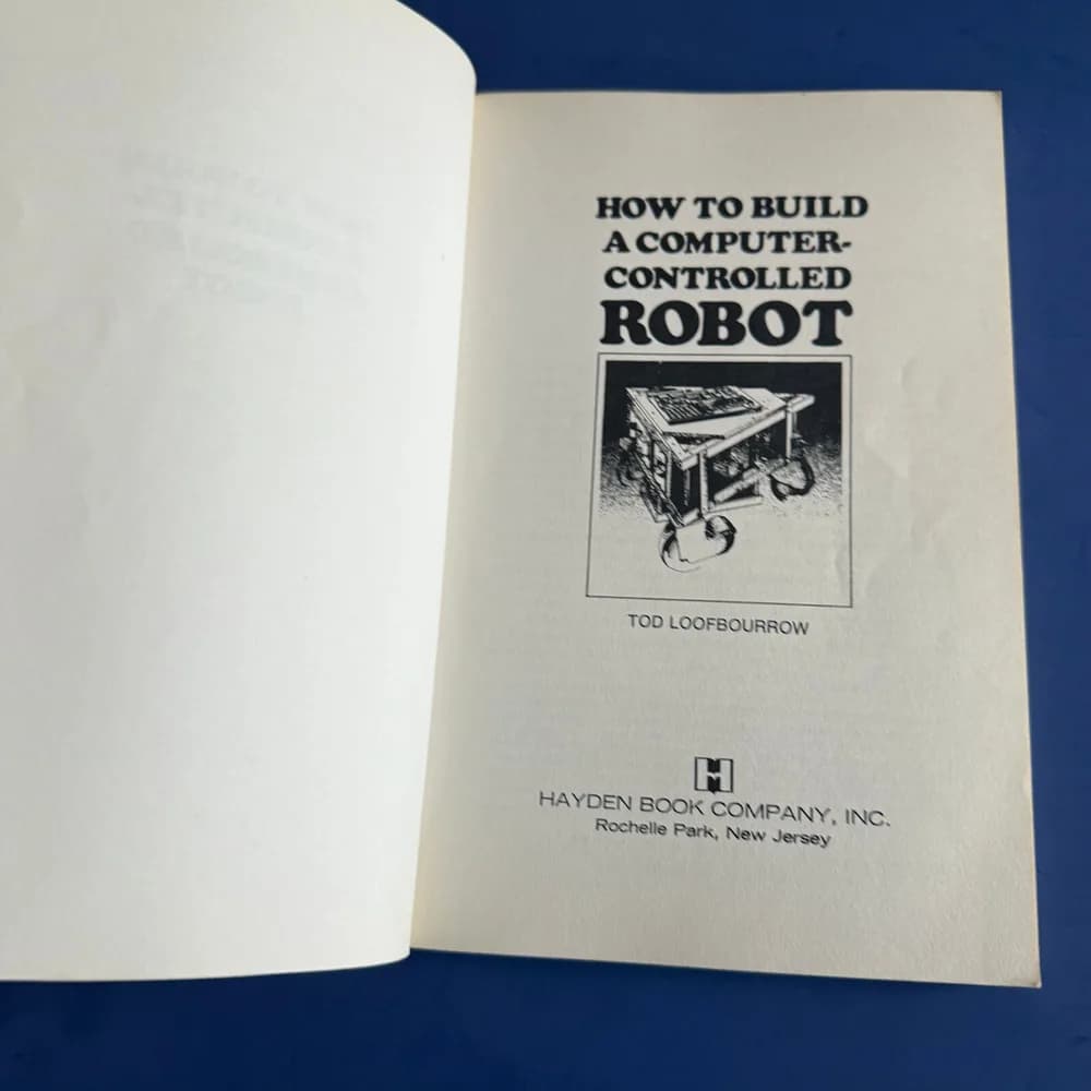 How to Build a Computer-Controlled Robot Hardcover Tod Loofbourro - Image 3