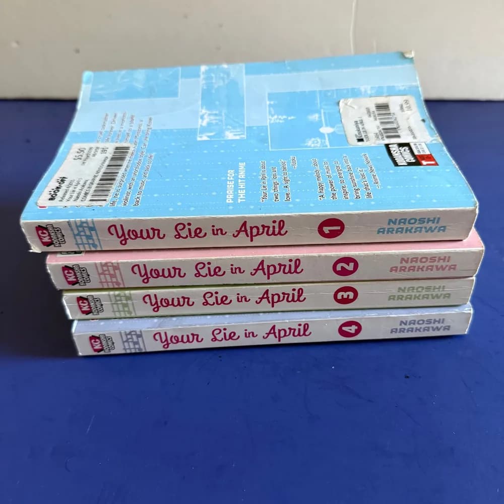 Your Lie in April 1-4 Manga Lot of 4 Kodansha Comics Arakawa - Image 6