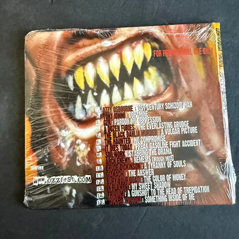 OzzFest 2005 Summer Sampler Promo CD New Sealed - Image 2