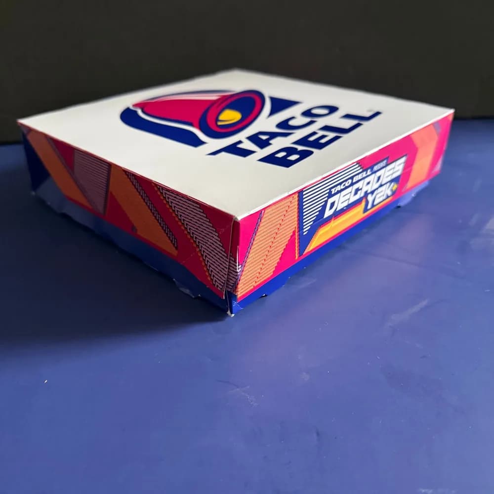 Taco Bell Box 2025 Decades Y2K Take Out Retro Bell Logo Fast Food Collectors - Image 2