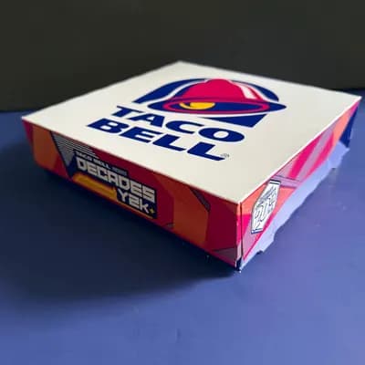 Taco Bell Box 2025 Decades Y2K Take Out Retro Bell Logo Fast Food Collectors