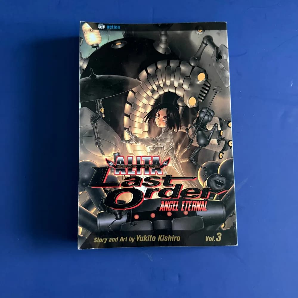 Battle Angel Alita Last Order Volume 3 by Yukito Kishiro Viz Manga Book