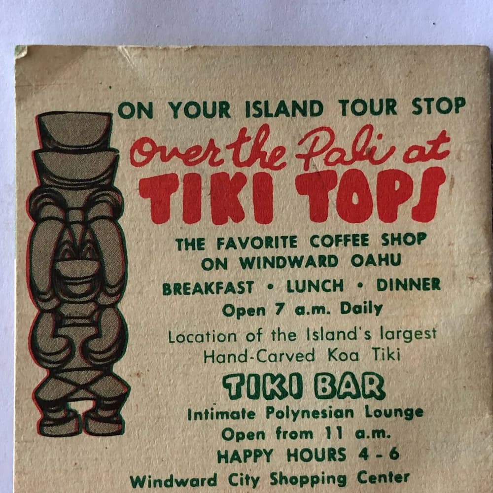 1960s Good Eating Guide Waikiki Honolulu Hawaii Tiki Bars Vintage Original - Image 4