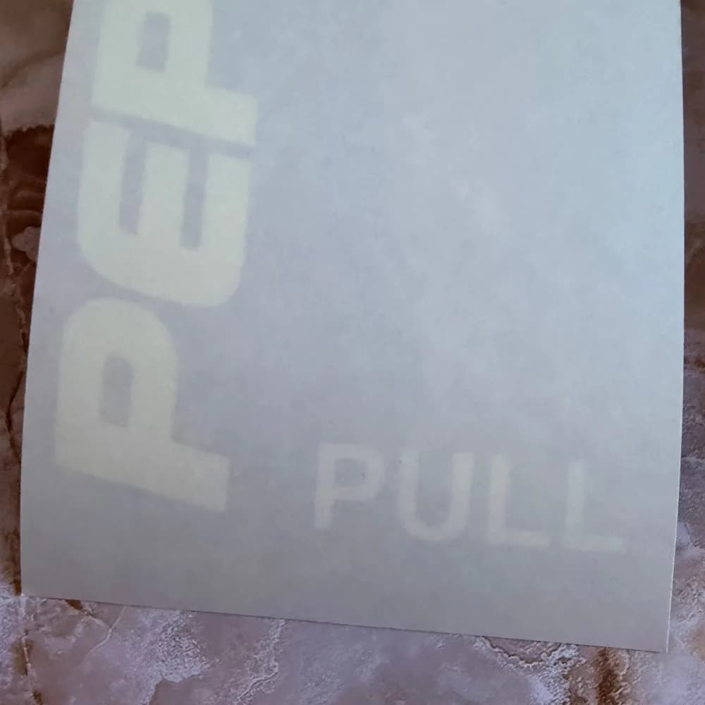 Lot Of 2: PEPSI GLASS DOOR PUSH / PUL PLATE PEEL AND STICK PUSH DECAL VINYL - Image 3