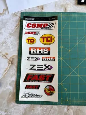 COMP Secal Sheet SET Sticker / Decal RACING ORIGINAL OLD STOCK
