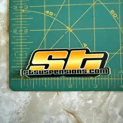 AUTHENTIC ST SUSPENSIONS DECAL STICKER racing drifting offroad wec jdm rally