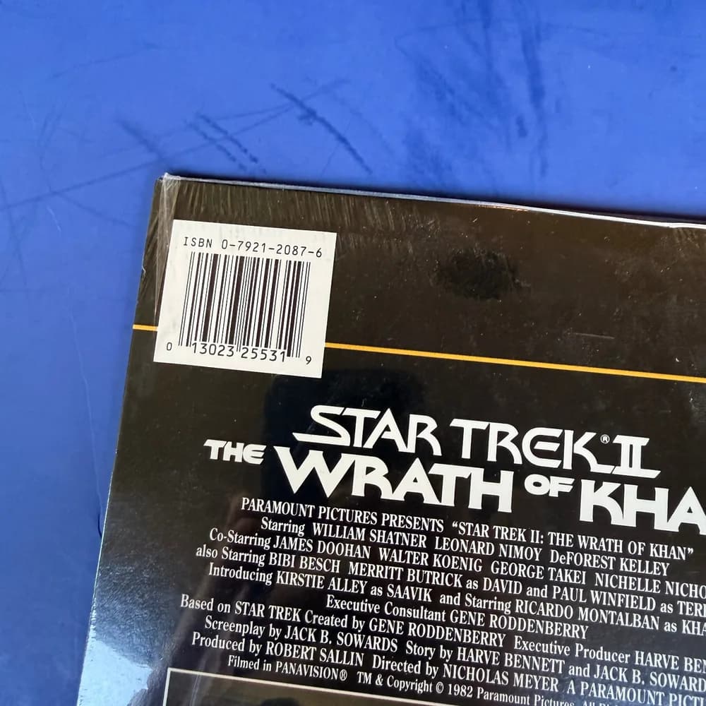 NEW SEALED Star Trek II: The Wrath of Khan (Laserdisc) - Image 3