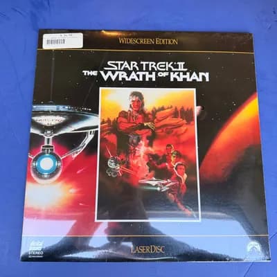 NEW SEALED Star Trek II: The Wrath of Khan (Laserdisc)