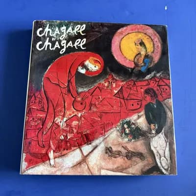 Chagall by Chagall Hardcover Coffee Table Book 1979