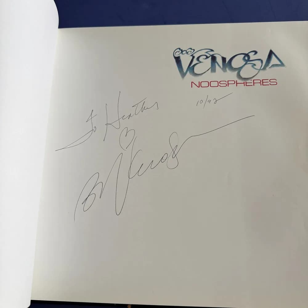 NOOSPHERES: THE PAINTINGS OF ROBERT VENOSA 1991 SIGNED - Image 2