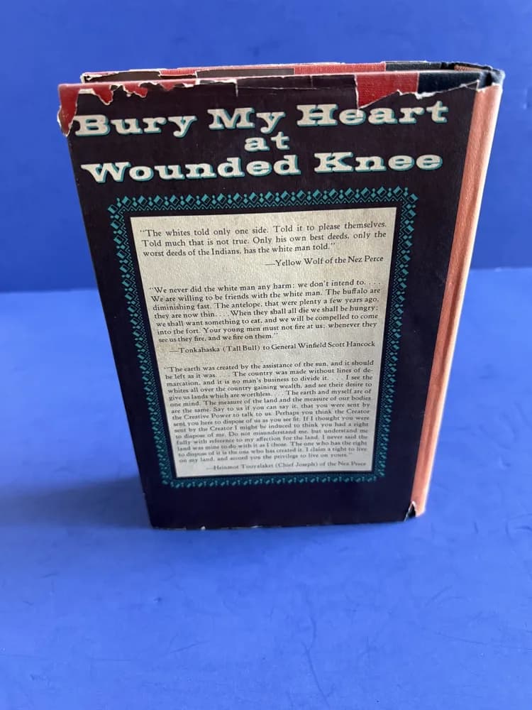 Bury My Heart at Wounded Knee by Dee Brown (HC, 1971, Second Printing) - Image 6