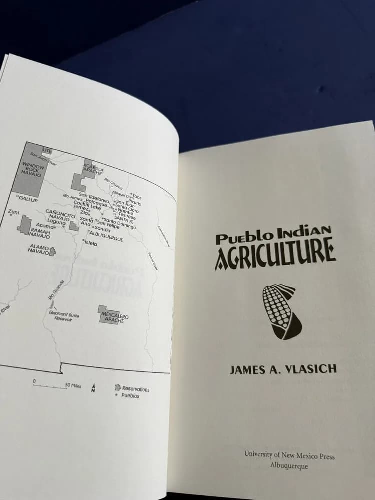 PUEBLO INDIAN AGRICULTURE By James A. Vlasich - Hardcover - Image 7