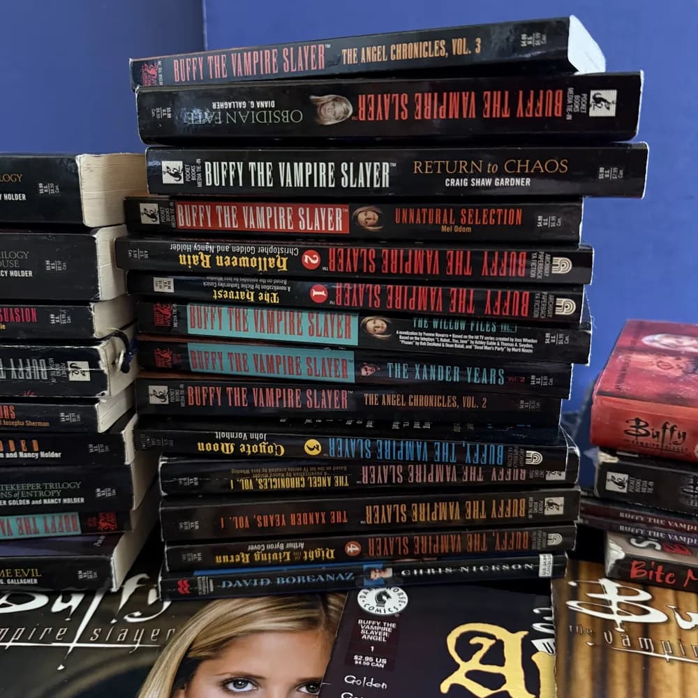 HUGE Buffy the Vampire Slayer/Angel Lot, Vintage YA HTF Horror Novels Y2K  - Image 8