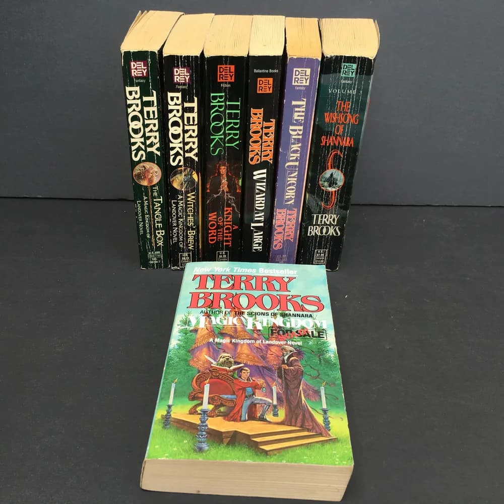 Lot 7 Terry Brooks / Witches Brew / Tangle Box / Magic Kingdom / Black Unicorn