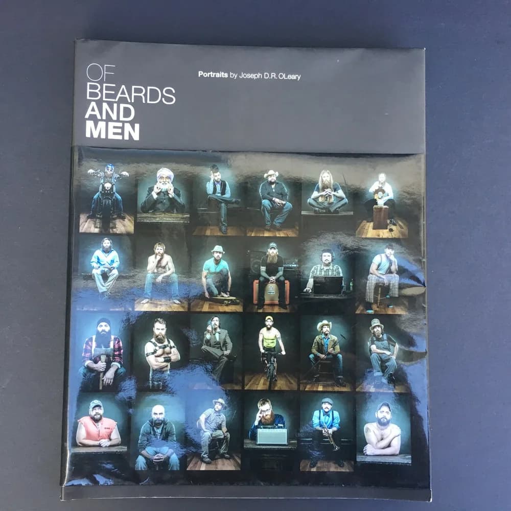 Hardcover Of Beards and Men : A Portrait Series by Joseph D. R. OLeary