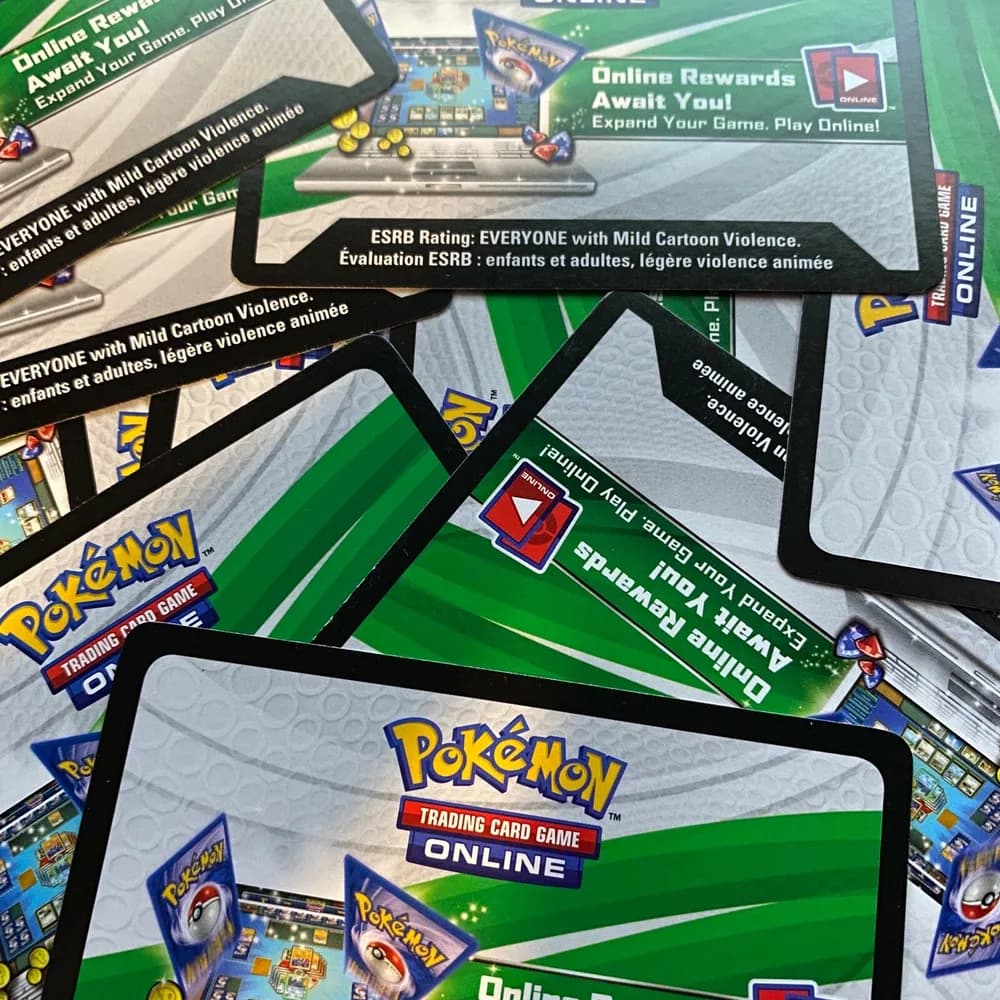 LOT OF 12 PTCGO POKEMON HIDDEN FATES ONLINE TCG CODES (MAILED)