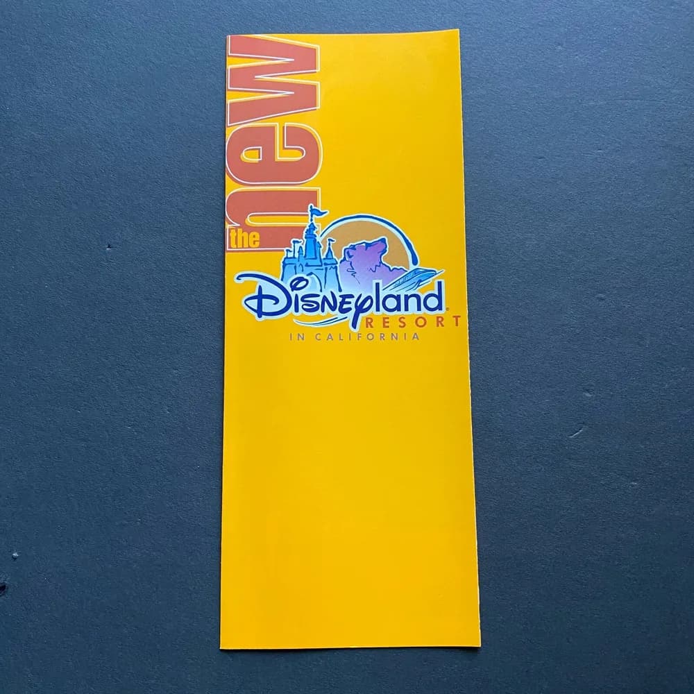 Vintage 2000 The New Disneyland California Adventure Grand Opening Brochure RARE