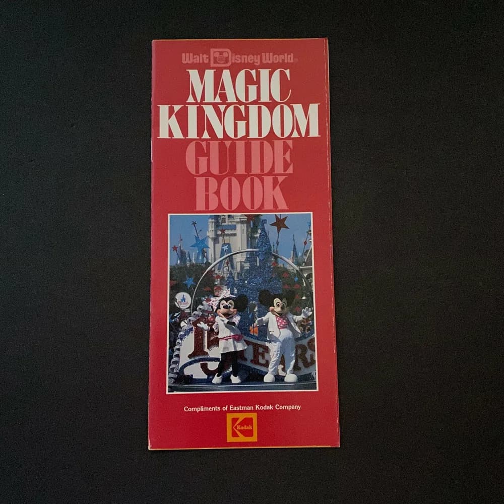 Walt Disney World Magic Kingdom Vintage 1986 Guide Book Brochure Florida FL