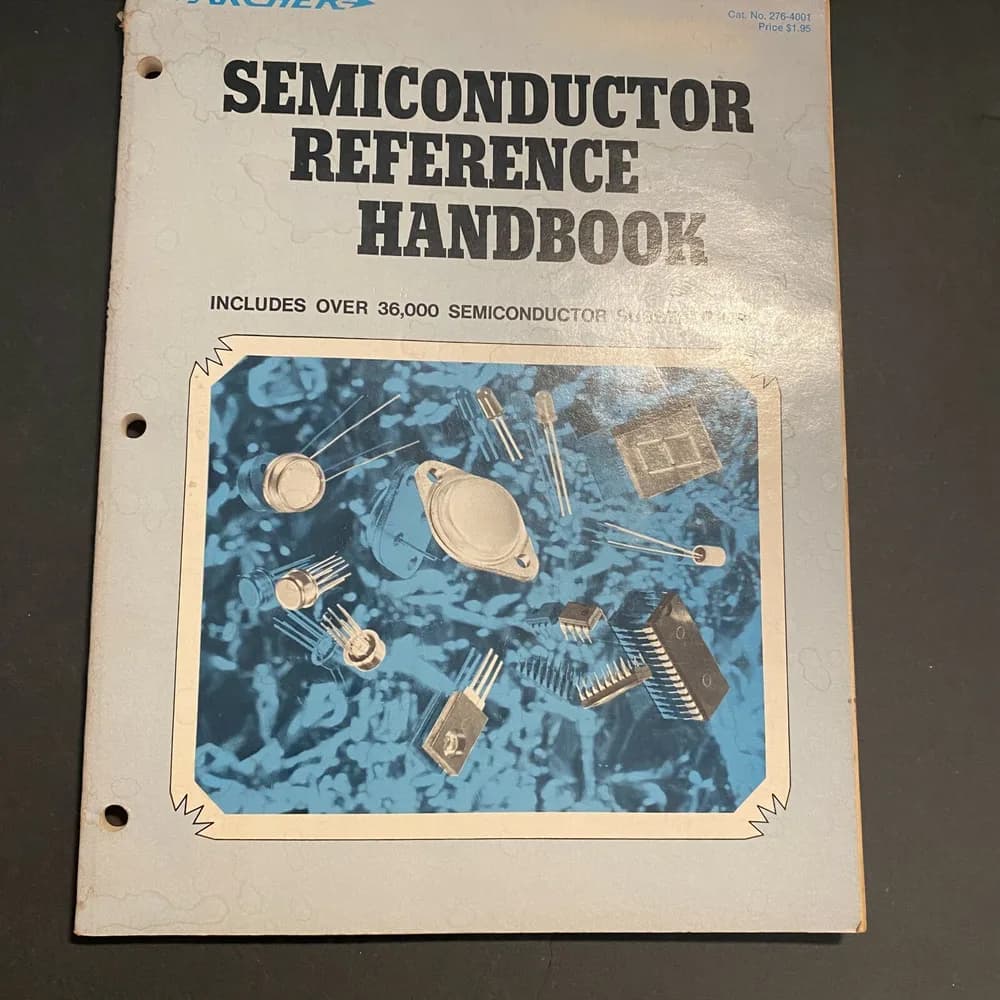 Semi Conductor Reference Handbook Archer 276-4001 1977