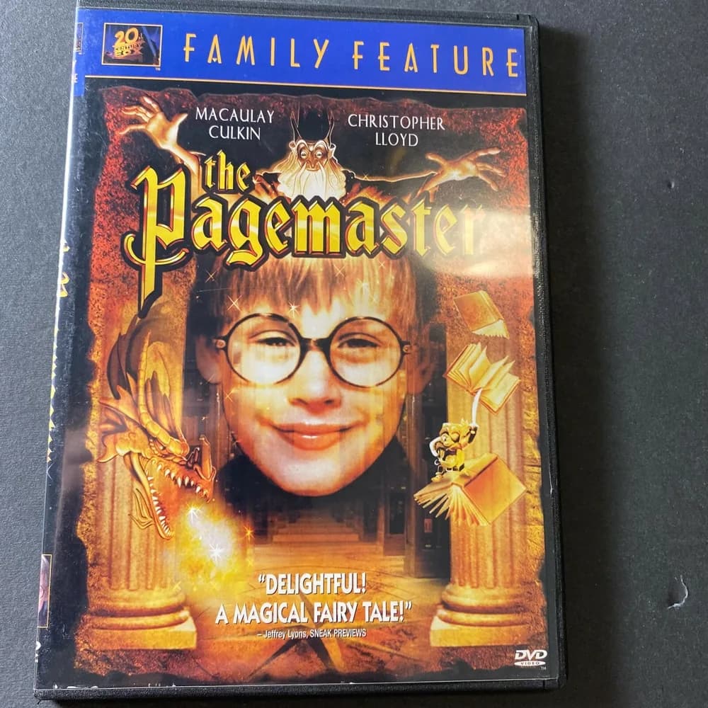 Pagemaster DVD Fantasy Movie SLIM CASE