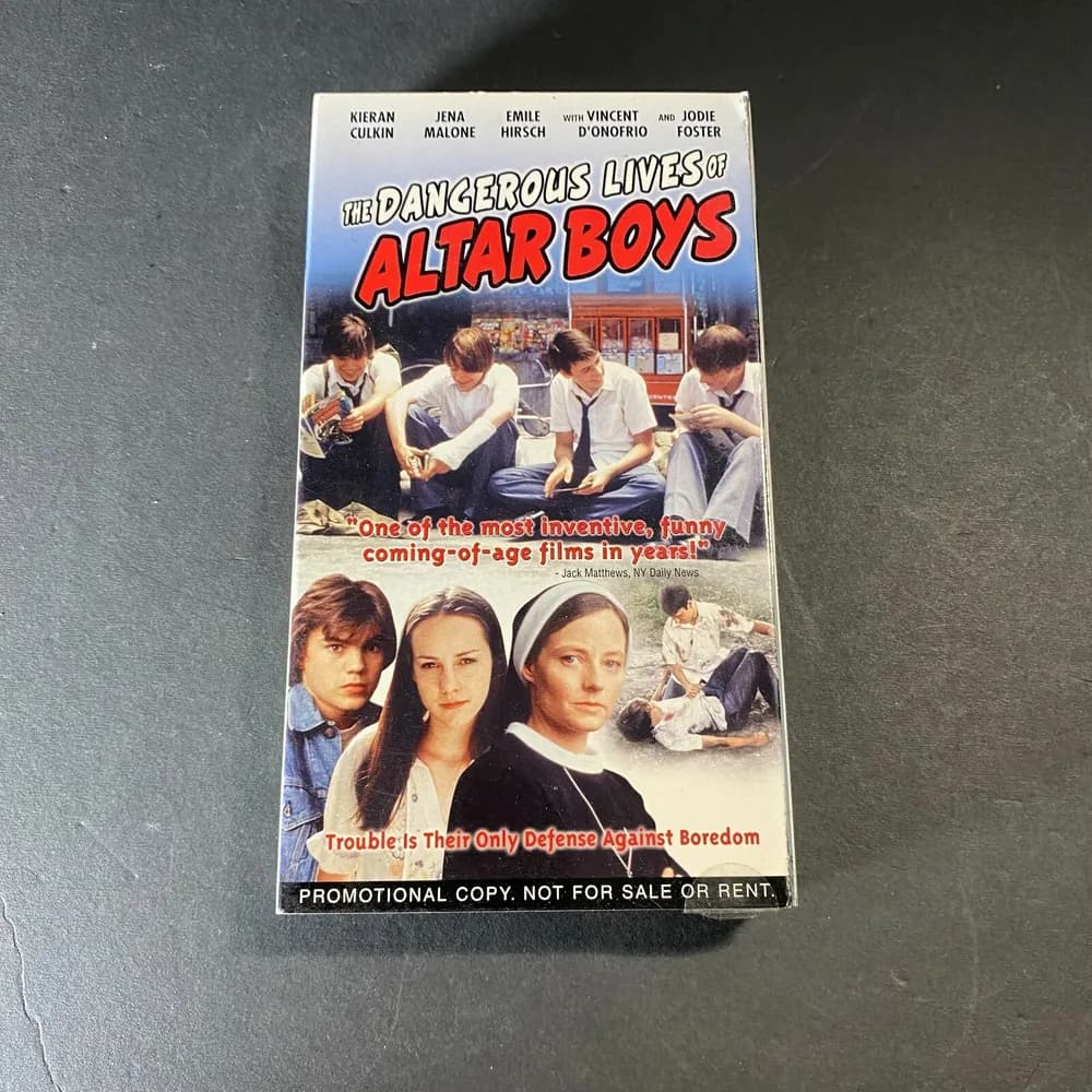 RARE PROMOTIONAL COPY The Dangerous Lives of Altar Boys (VHS, 2002) TESTED