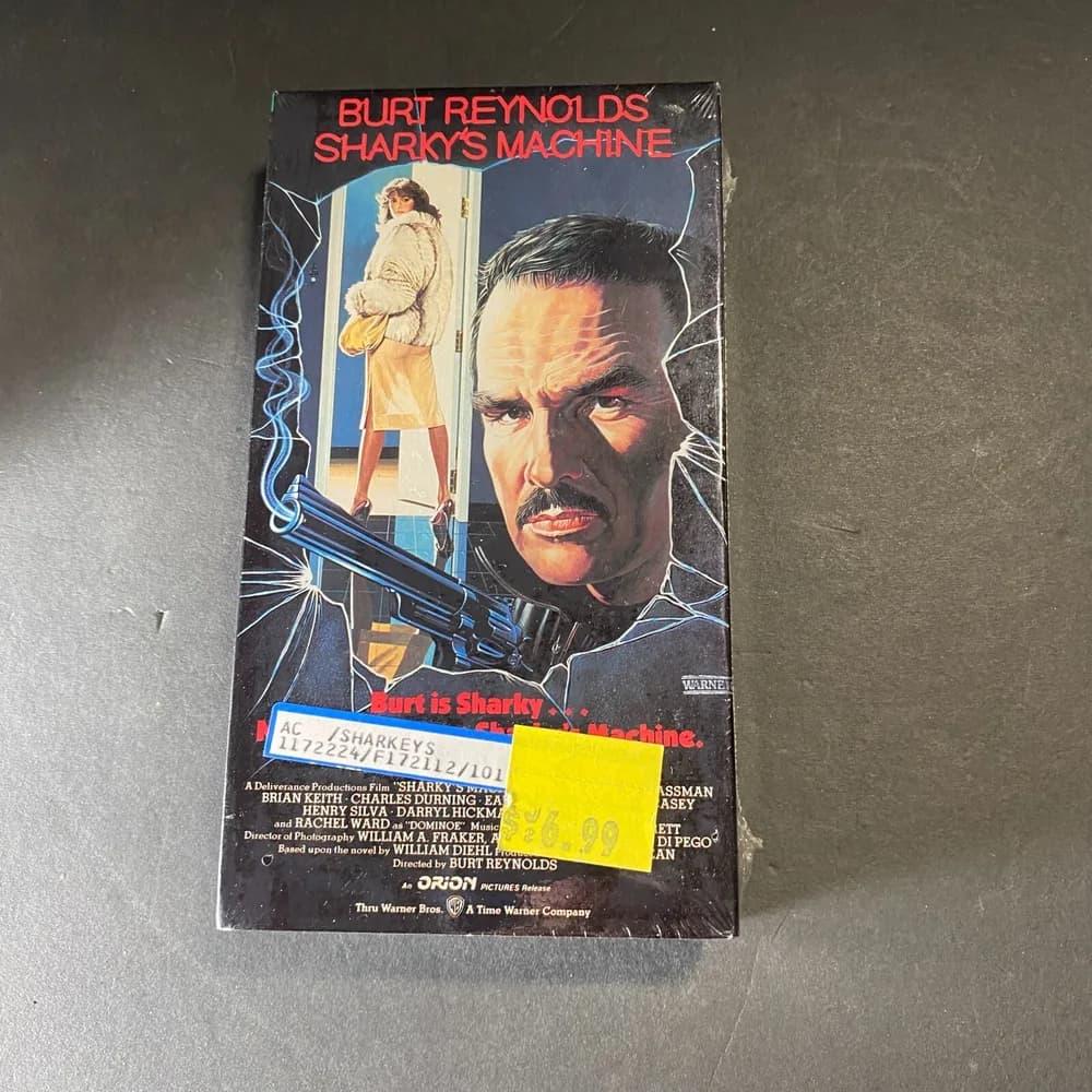 NEW Sharkys Machine (NEW SEALED VHS 1981) Burt Reynolds, Rachel Ward, Action